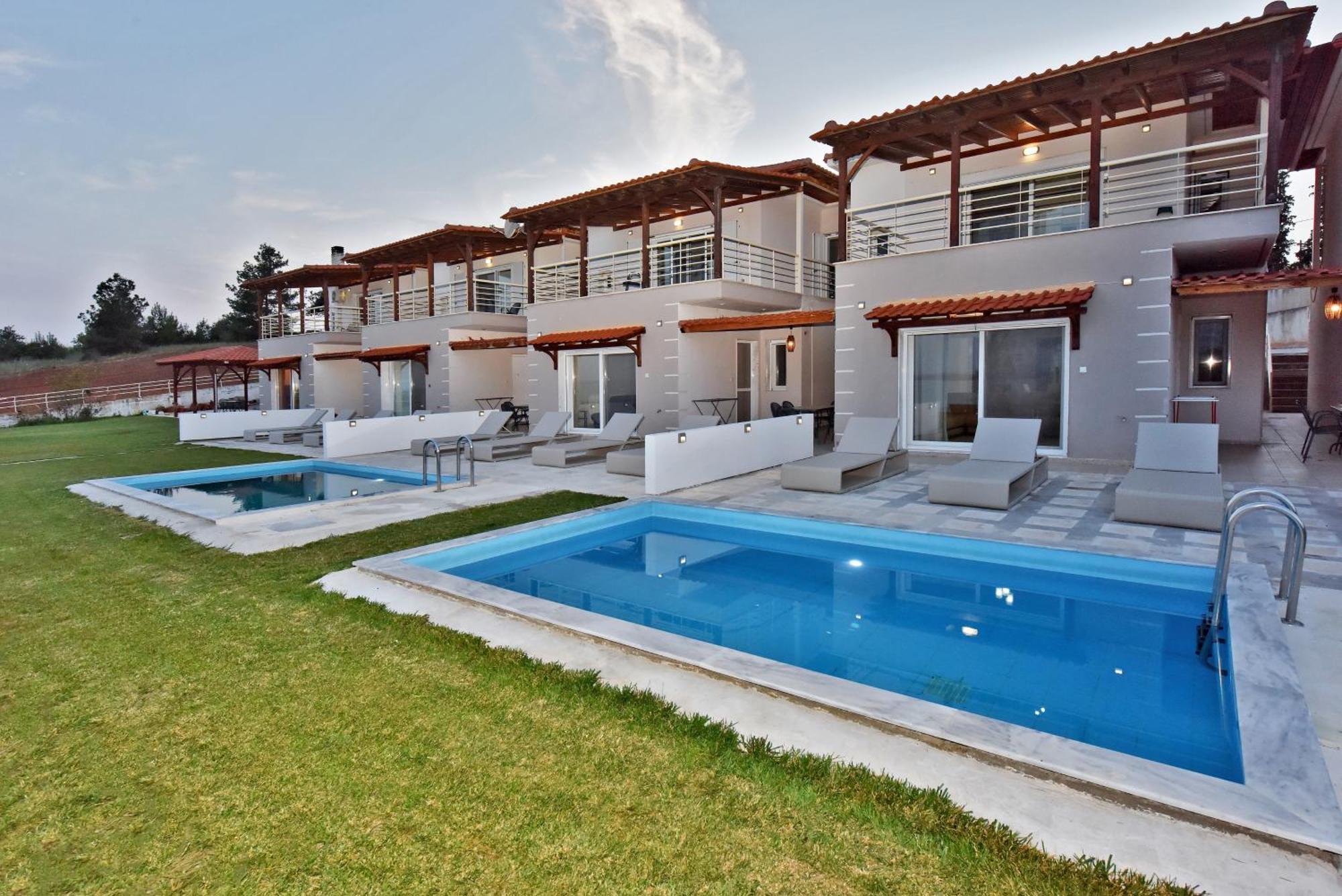 Anelia Villas Sea View Nea Moudania Exterior photo